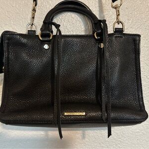 Rebecca Minkoff Regan Mini Black Leather Satchell